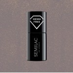 Oja UV Semilac 375 gri cu sclipici Shimmer Stone Agate 7 ml